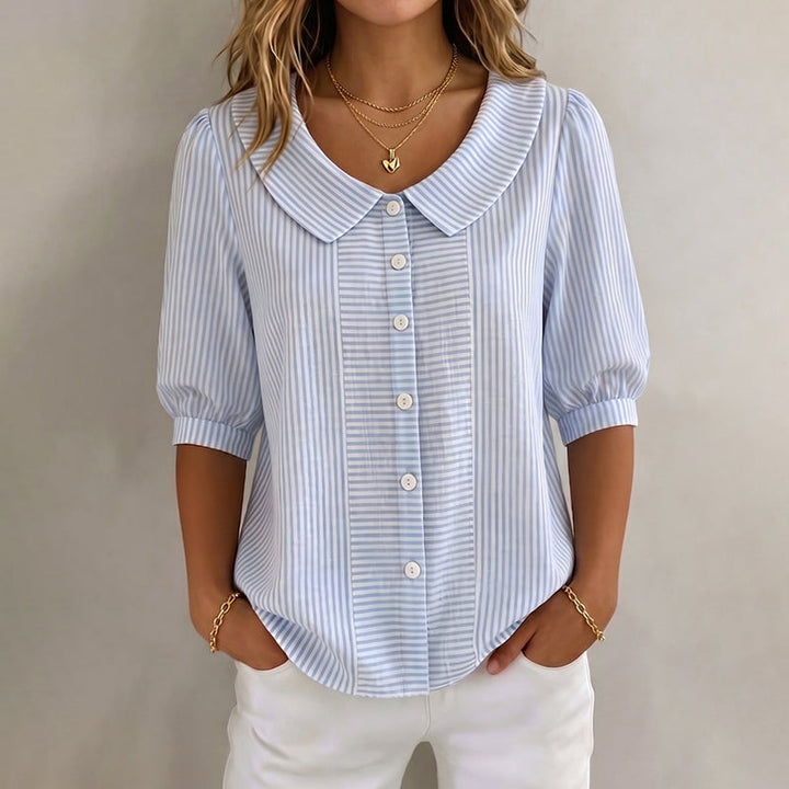 Wren striped blouse — Jarah Melbourne