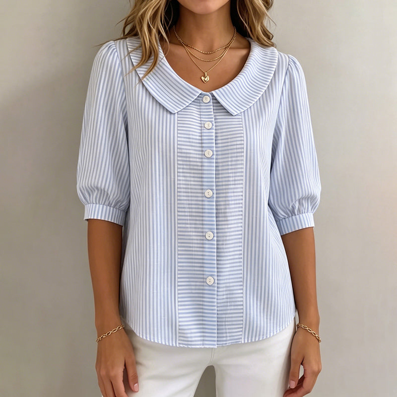 Wren striped blouse — Jarah Melbourne