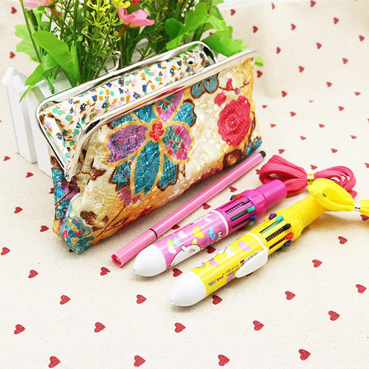 Marnie | Long Floral Clasp Purse — Jarah Melbourne