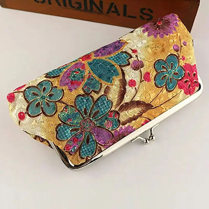 Marnie | Long Floral Clasp Purse — Jarah Melbourne
