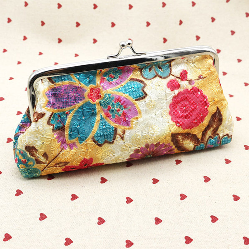 Marnie | Long Floral Clasp Purse — Jarah Melbourne
