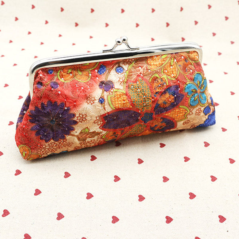 Marnie | Long Floral Clasp Purse — Jarah Melbourne