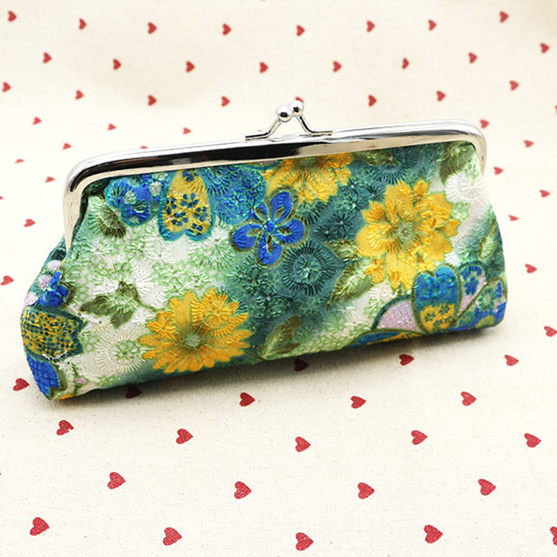 Marnie | Long Floral Clasp Purse — Jarah Melbourne