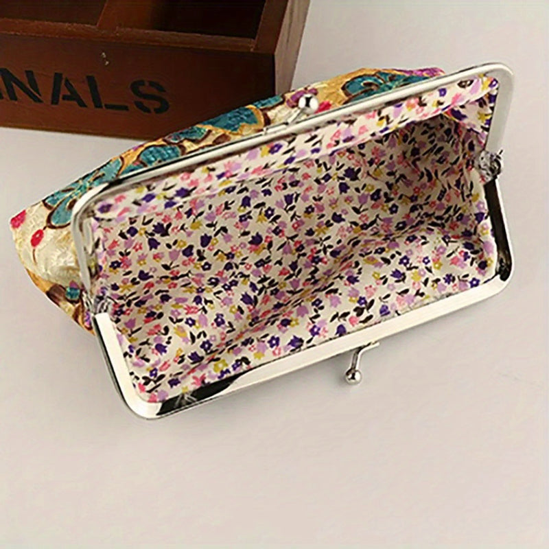 Marnie | Long Floral Clasp Purse — Jarah Melbourne