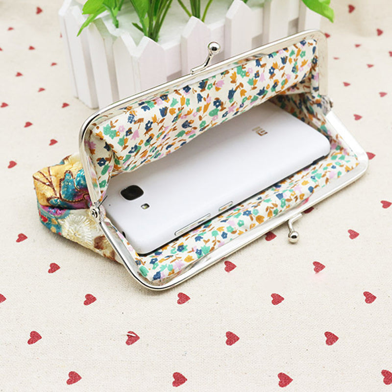 Marnie | Long Floral Clasp Purse — Jarah Melbourne