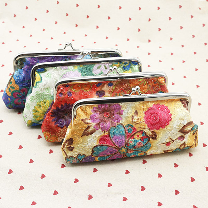 Marnie | Long Floral Clasp Purse — Jarah Melbourne
