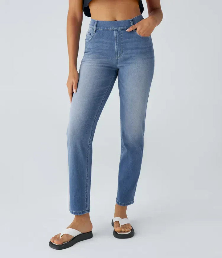 Naomi | High Waist Elastic Comfort Pants