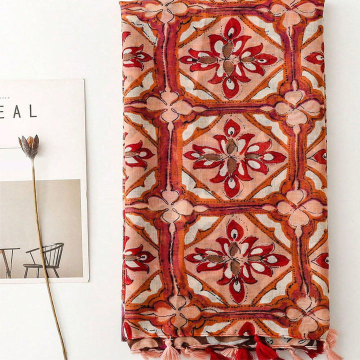 Piper | Vintage Floral Print Scarf