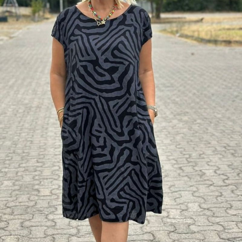 Alie | Round Neck Summer Dress