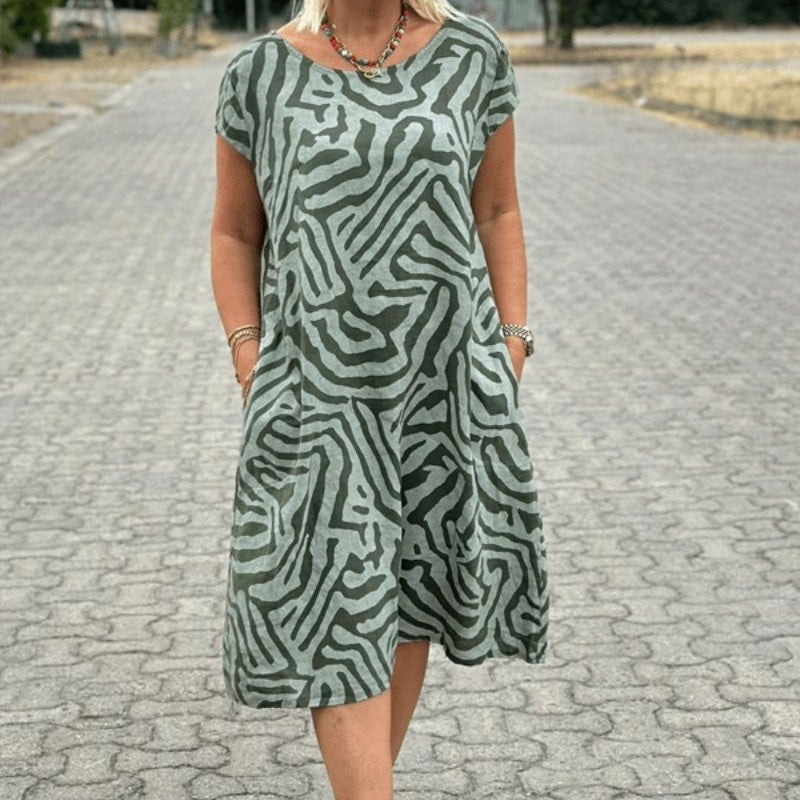 Alie | Round Neck Summer Dress