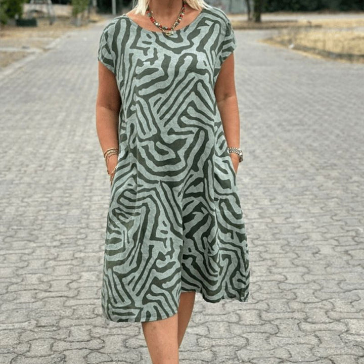 Alie | Round Neck Summer Dress