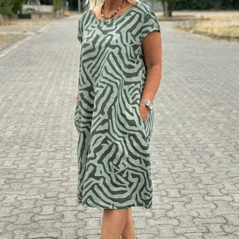 Alie | Round Neck Summer Dress