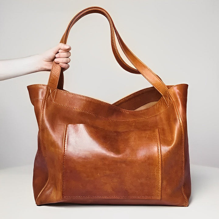 Willa | Chic Leather Shoulder Bag — Jarah Melbourne