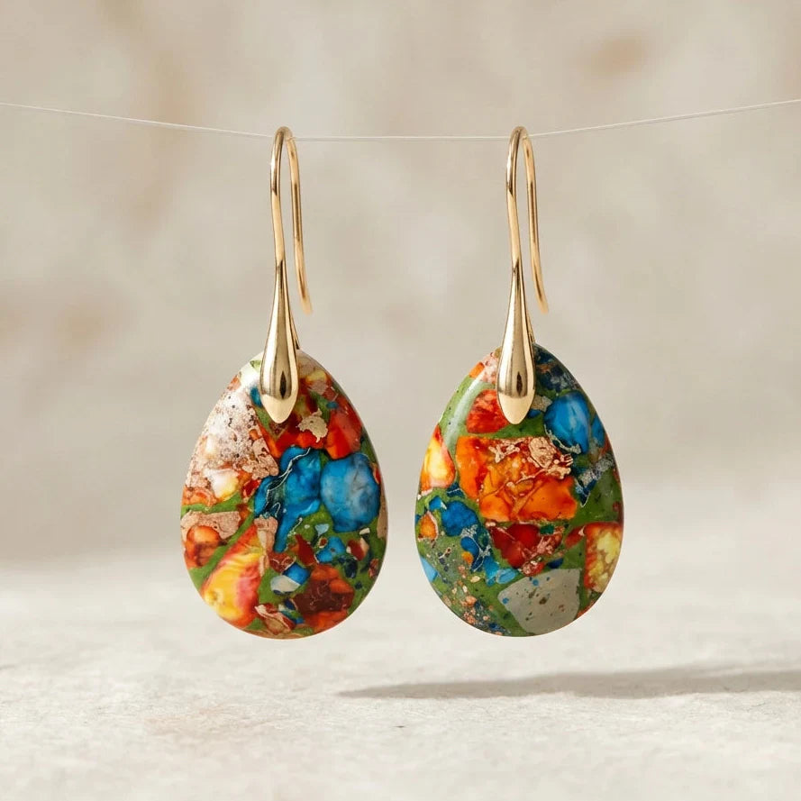 Daisy | Imperial Jasper Earrings
