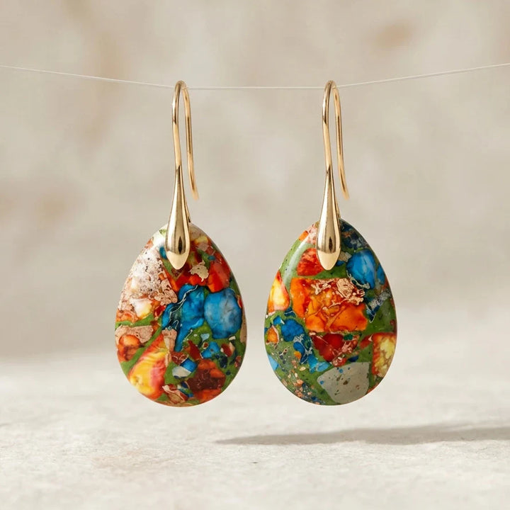 Daisy | Imperial Jasper Earrings