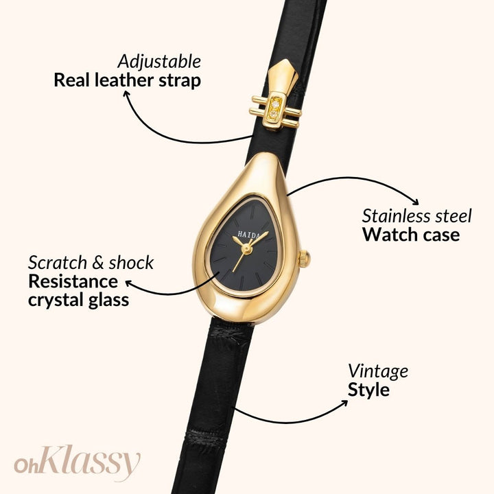 Valentina | Leather Gold