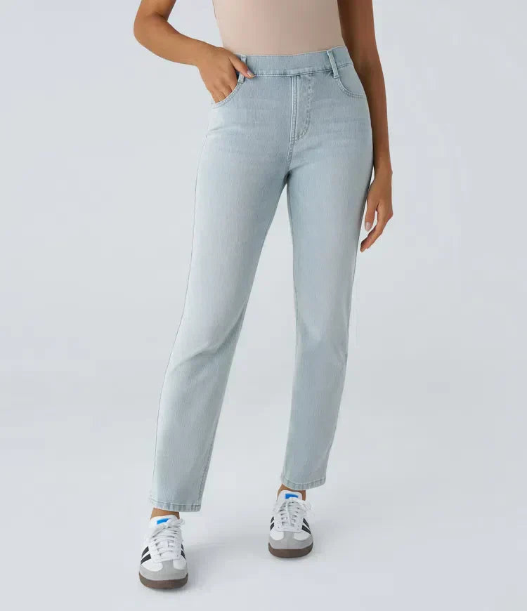 Naomi | High Waist Elastic Comfort Pants