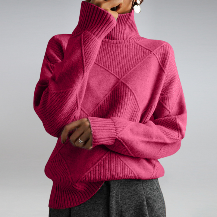 Ilse – Cashmere-Look Roll-Neck Jumper — Jarah Melbourne