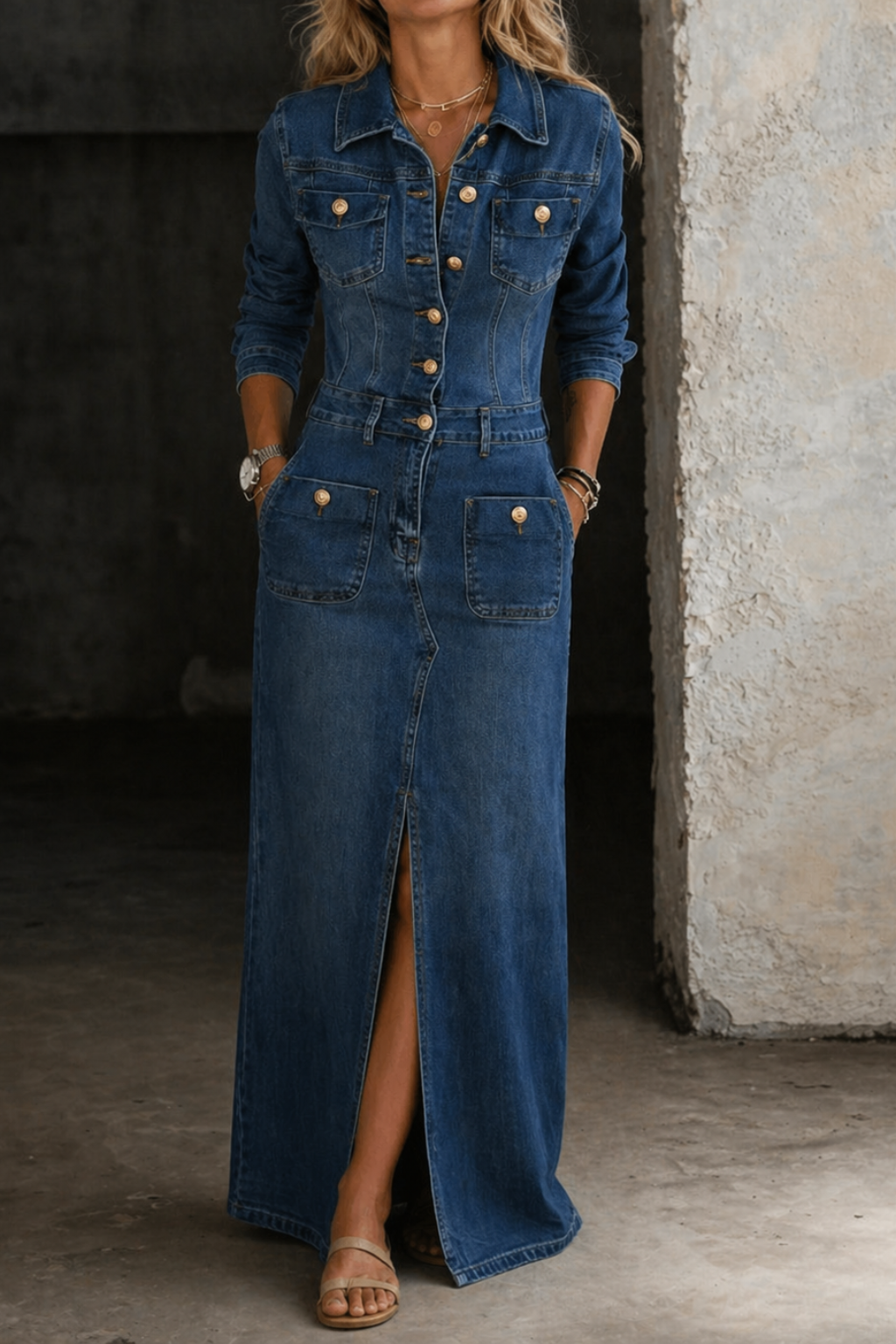 Leila | Classic Denim Dress — Jarah Melbourne