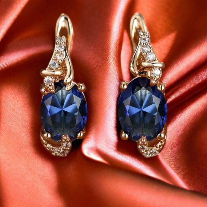 Hazel | Regal Midnight Drop Earrings