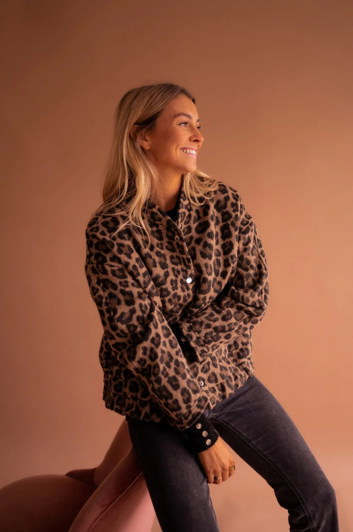 Susanne – Leopard Print Jacket — Jarah Melbourne