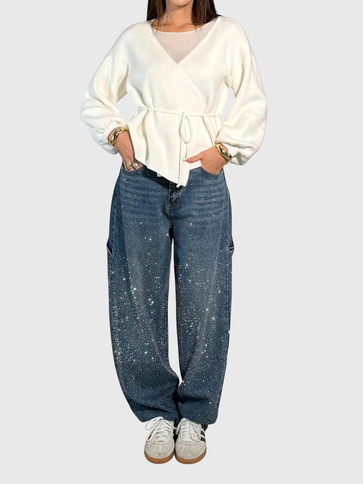 Stella | Diamond Pattern Pants