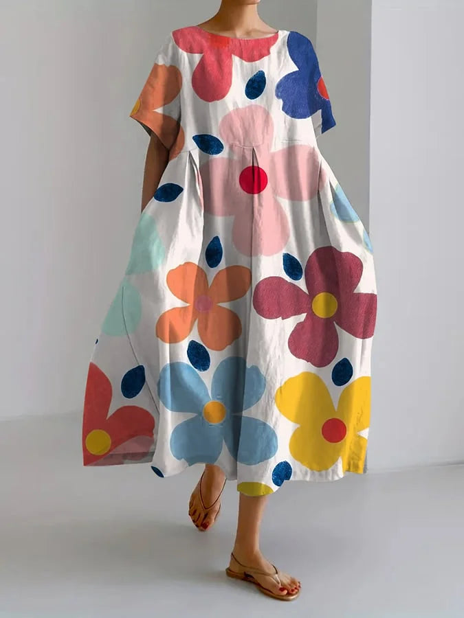 Valeno floral A-line summer dress — Jarah Melbourne