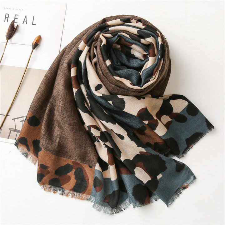 Briar | Casual Leopard Print Scarf