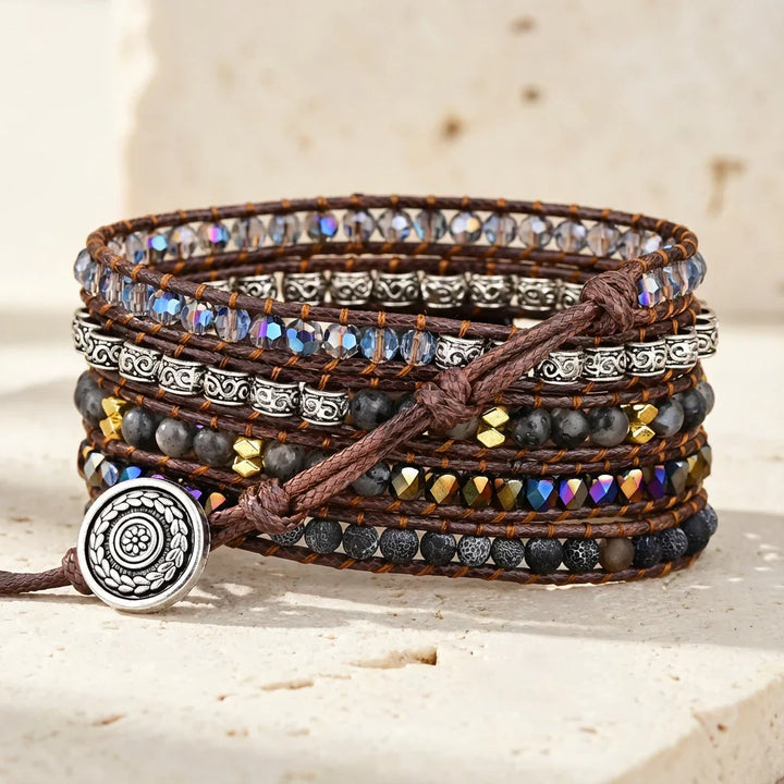 Ivy | Elegant Onyx Statement Bracelet