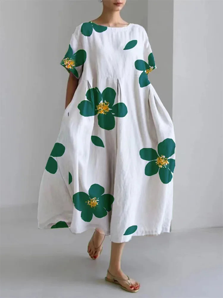 Novi floral A-line summer dress — Jarah Melbourne