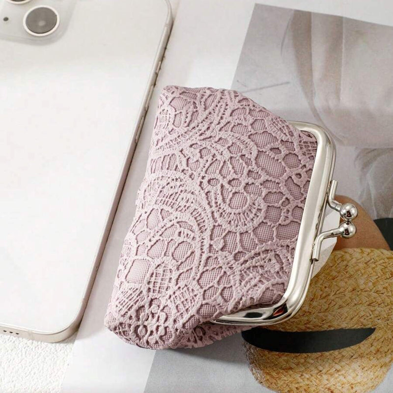 Lila | Lace Clasp Coin Purse — Jarah Melbourne