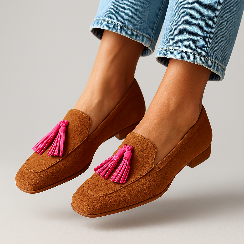 Rosa | Suede Loafers — Jarah Melbourne