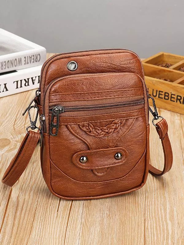 Romy | Vintage Leather Crossbody — Jarah Melbourne