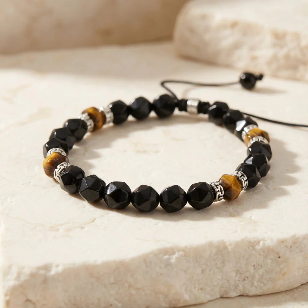 Ruby | Tiger's Eye Onyx Power Bracelet