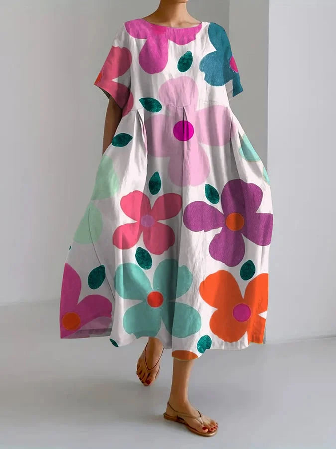 Eli floral A-line summer dress — Jarah Melbourne