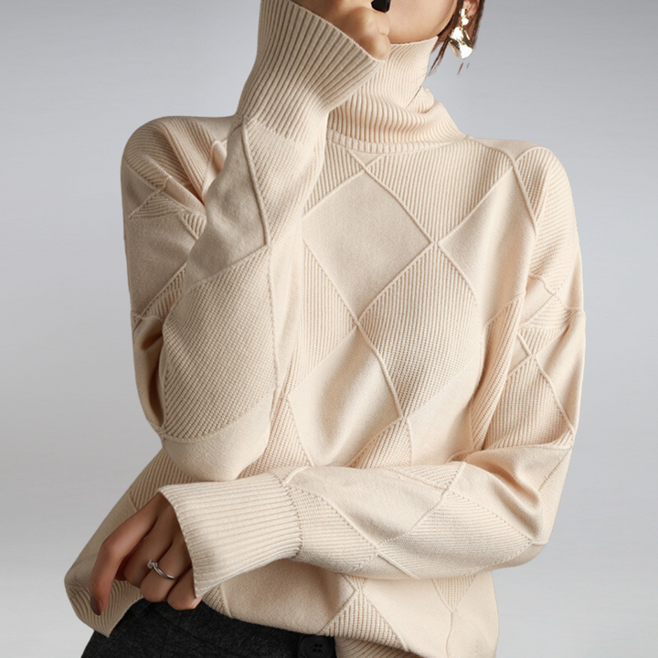 Ilse – Cashmere-Look Roll-Neck Jumper — Jarah Melbourne
