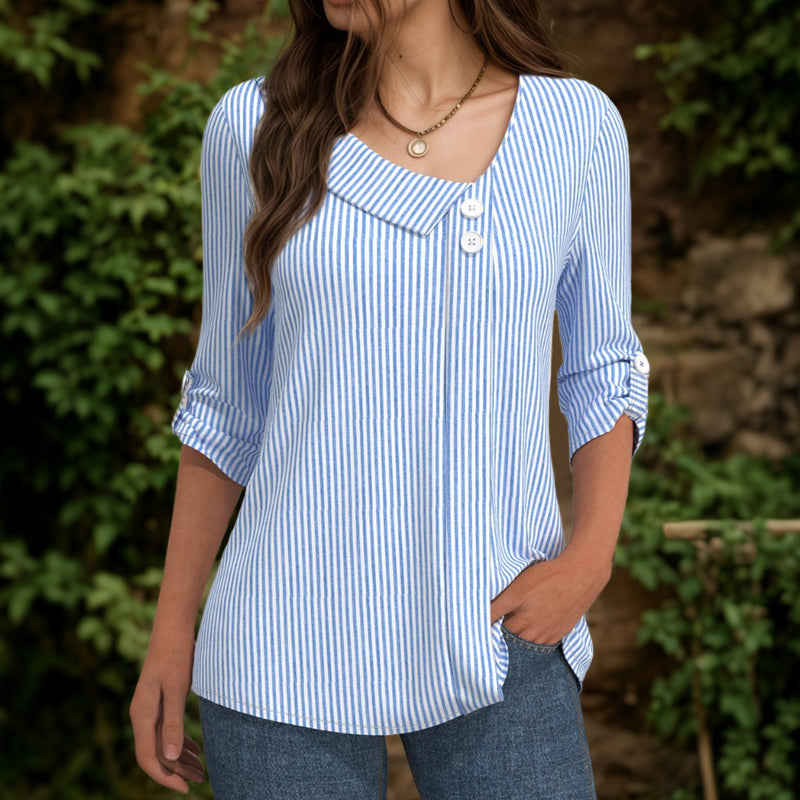 Fern striped blouse — Jarah Melbourne