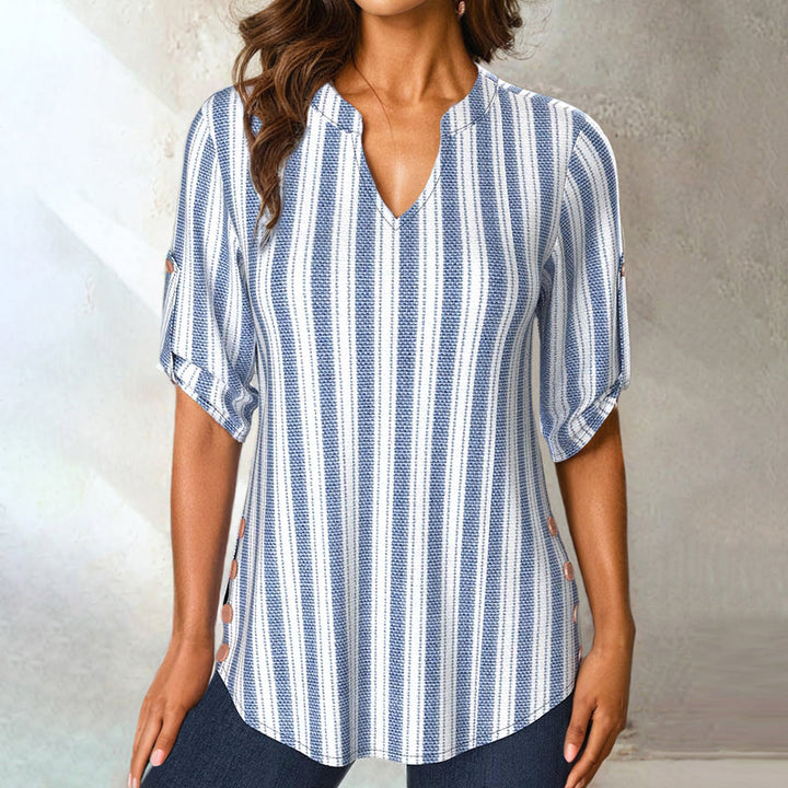 Thea striped blouse — Jarah Melbourne