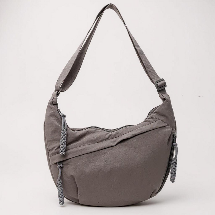Chiara | Gray Shoulder Bag — Jarah Melbourne