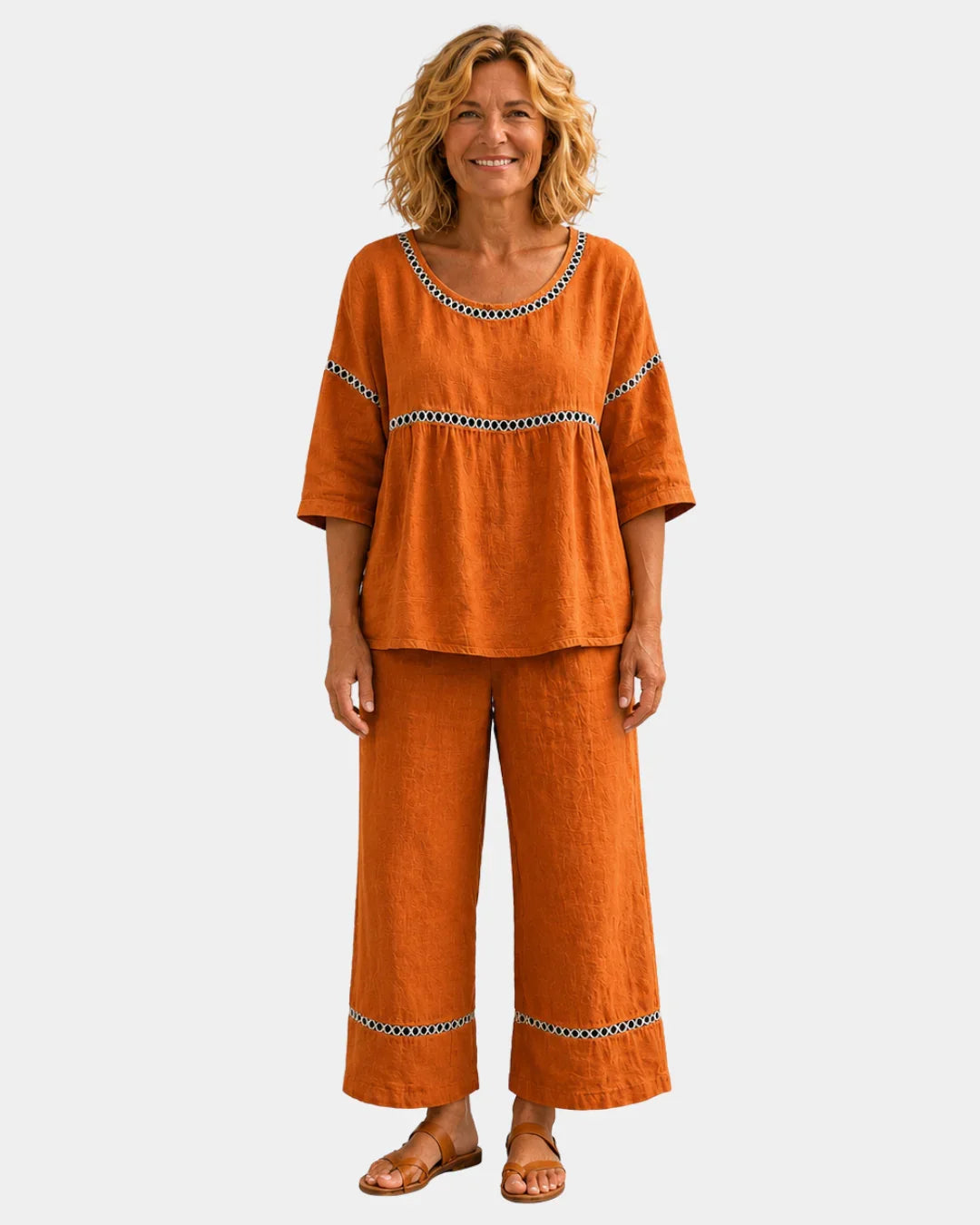 Bonnie | Broderie Wide-Leg Set — Jarah Melbourne