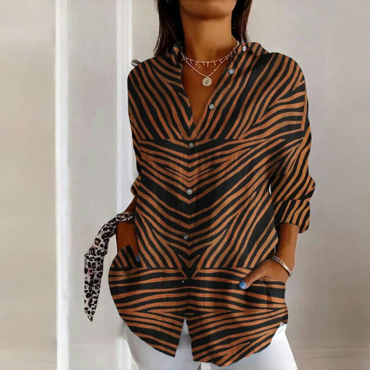 Tamsin striped blouse — Jarah Melbourne