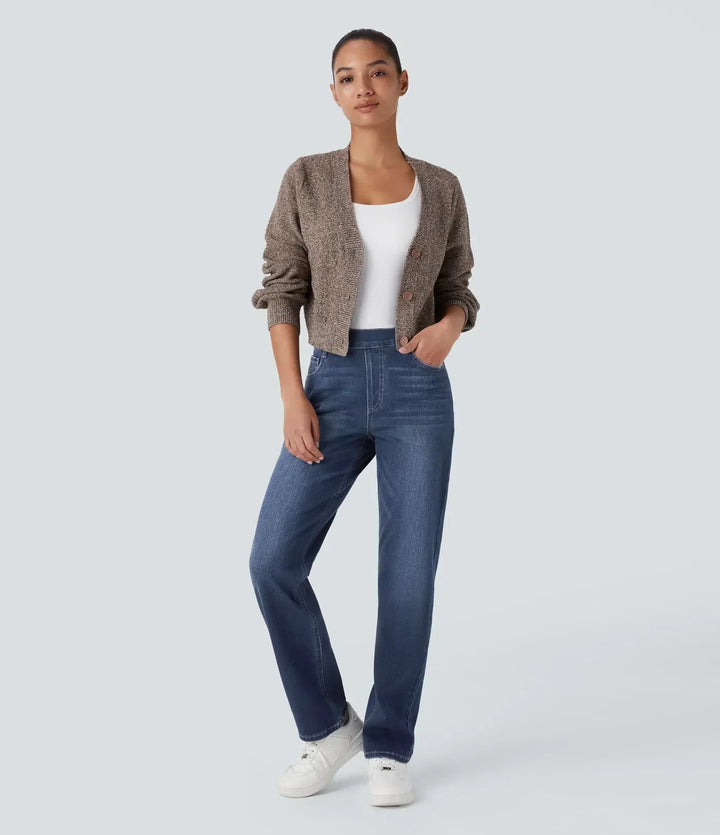 Naomi | High Waist Elastic Comfort Pants