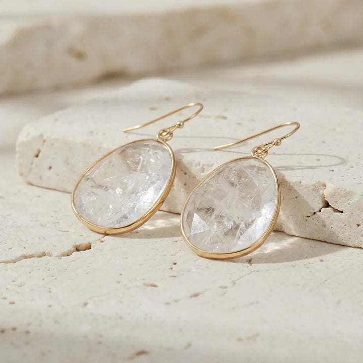Piper | Purifying Clear Quartz Earrings