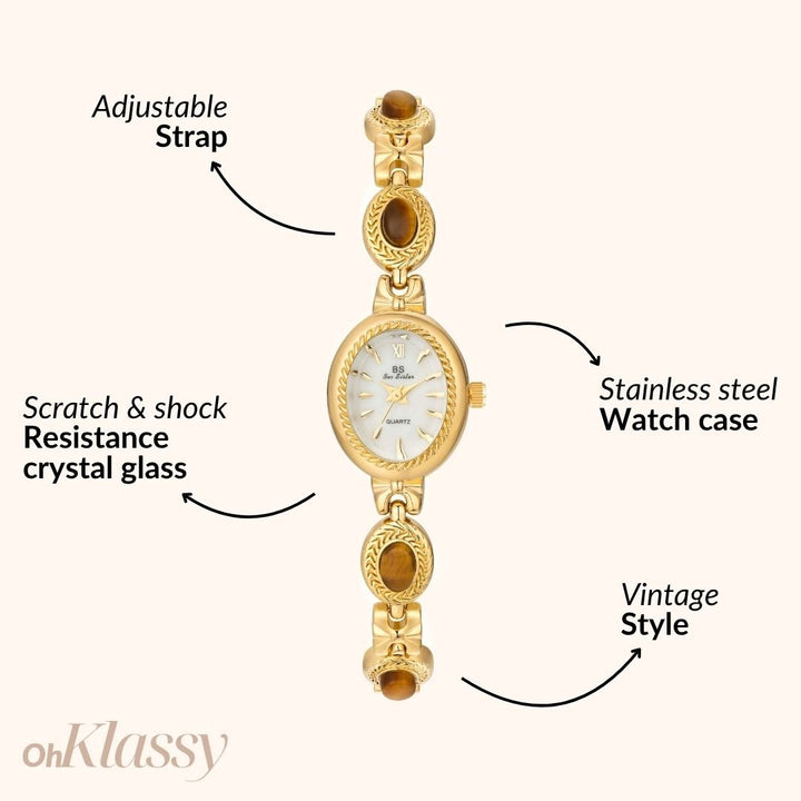 Eloise | Gold White