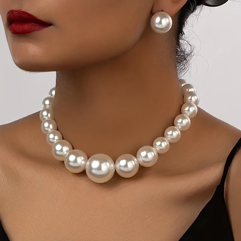 Theodora | Classic Vintage Pearl Jewelry Set