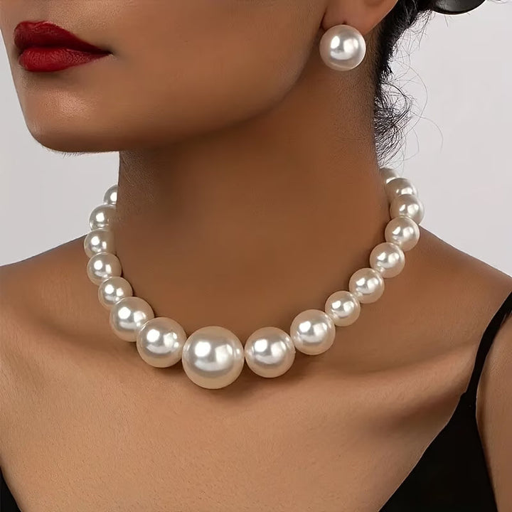 Theodora | Classic Vintage Pearl Jewelry Set