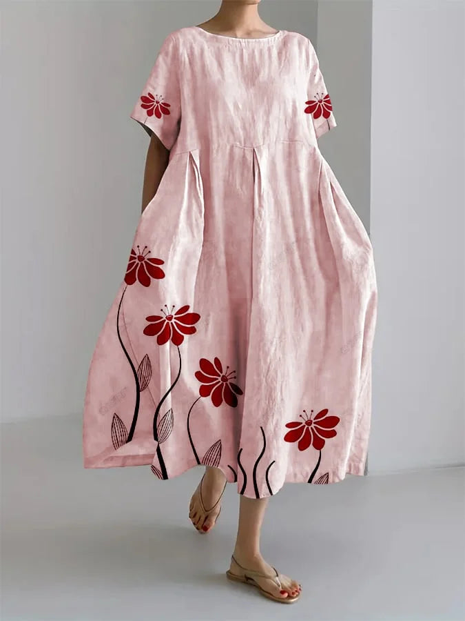 Sabi floral A-line summer dress — Jarah Melbourne