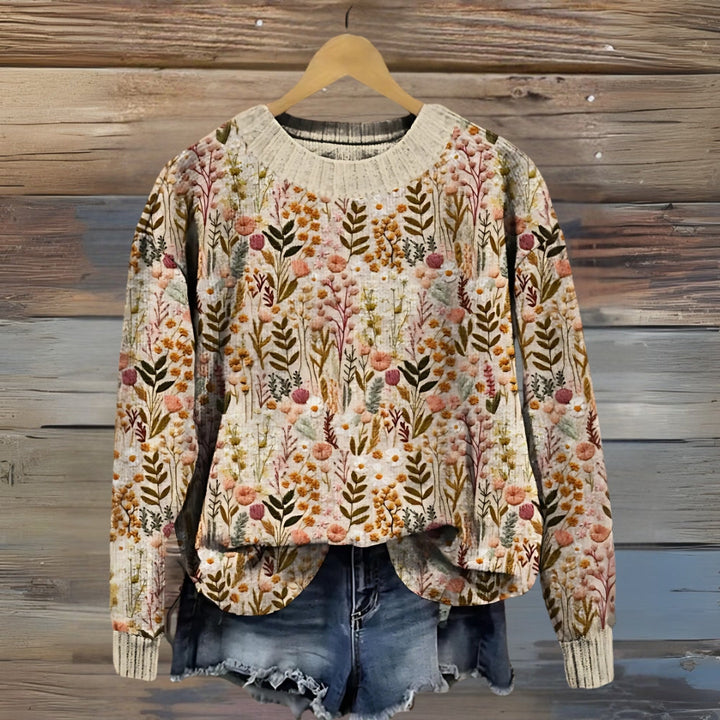 Nova – Comfortable Floral Jumper — Jarah Melbourne