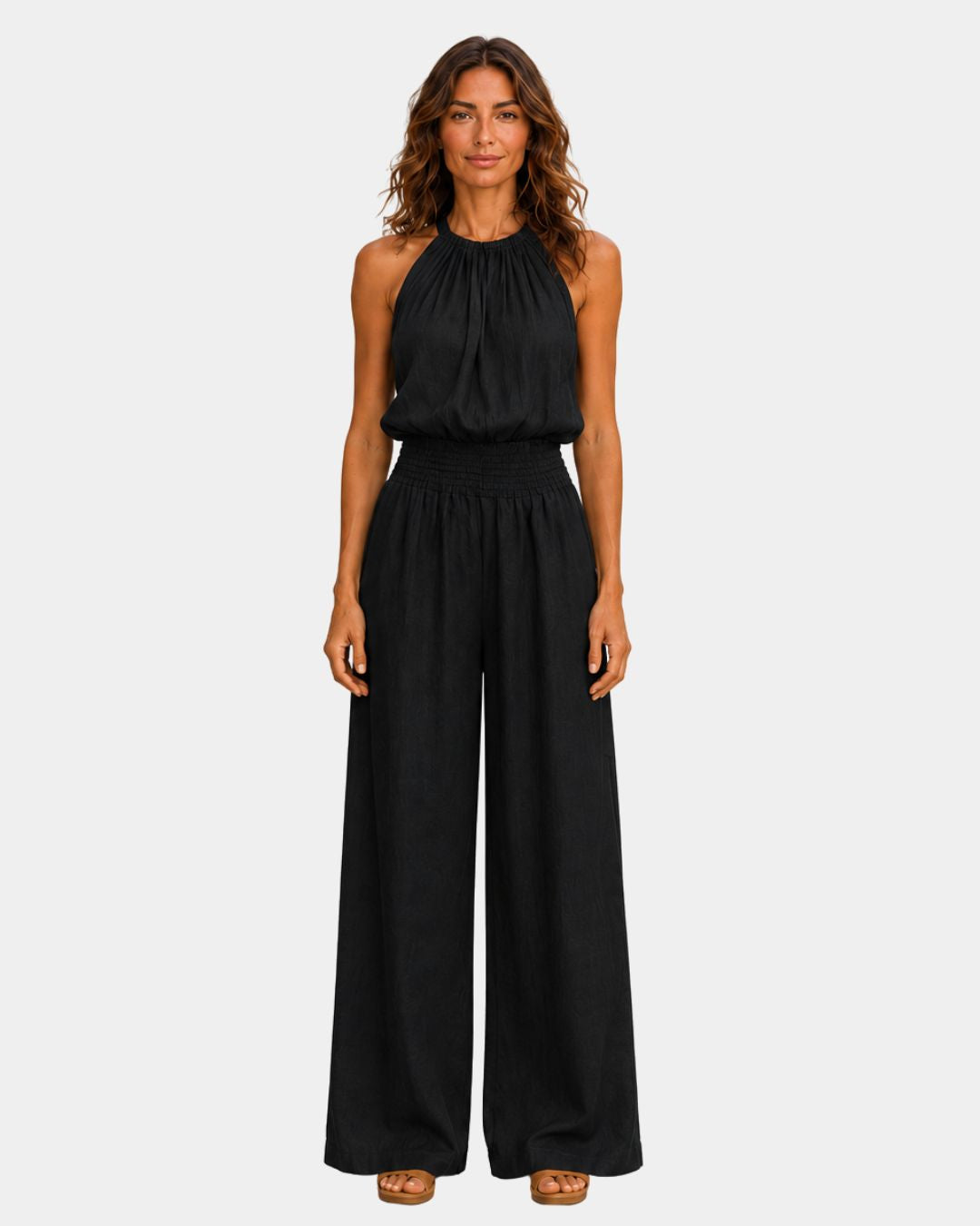Giselle | Halter Jumpsuit — Jarah Melbourne