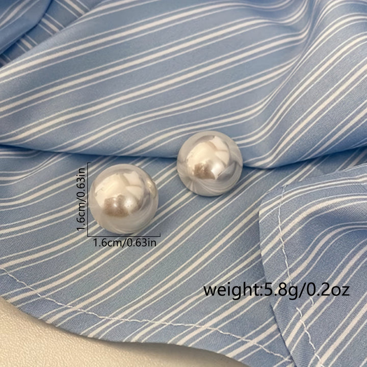 Evangeline | The Statement Pearl Stud Earrings